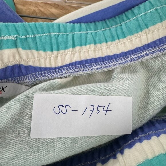 Wildfox Sweat Shorts Womens Small Multicolored Striped Cotton Blend NWT SS-1754 - Picture 2 of 9